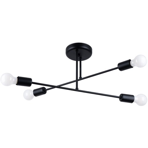 Sollux Lighting sollux SL.1451 - visilica na &scaron;ipci norah 4xE27/15W/230V crna Cene