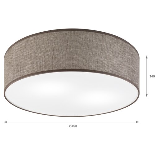  plafonska svetiljka sirja 2xE27/15W/230V, prečnik 45 cm, braon Slike