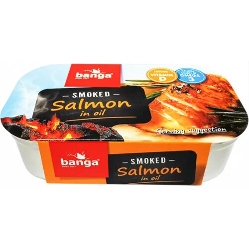 Banga dimljeni fileti atlantskog lososa 120G Cene