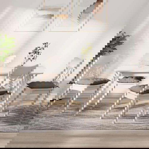  Jastučići za sjedenje 2 pcs Sivo-smeđa 40 x 40 x 6 cm tkanina Cijene