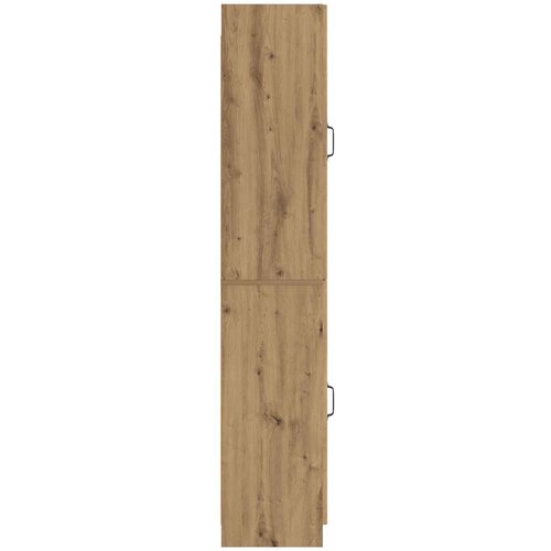  Set ormara 2 kom. Hrast artisan Konstruirano drvo Smeđa 33 x 34,5 x 87 cm Slike