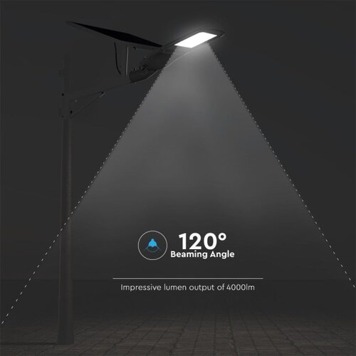  LED prigu&amp;scaron;iva solarna ulična lampa LED/50W/6,4V 6000K IP65+daljinski upravljač Slike