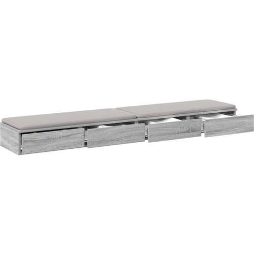 Siva Sonoma ladica za krevet 180x36 5x16 5 cm od konstruiranog drveta Slike