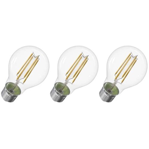 Emos komplet 3x led sijalica filament A60 E27/5W/230V 4000K energetska klasa a Slike