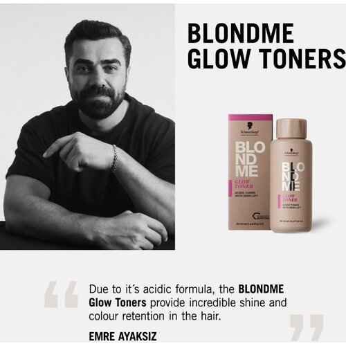 Schwarzkopf Professional Blondme Glow Toner tonirana barva za lase odtenek Apricot Blush 9,5-74 60 ml Slike