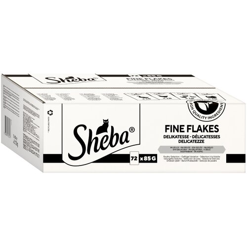 Sheba vrećice 72 x 85 g - Delikatesa u želeu, varijanta s peradi Slike
