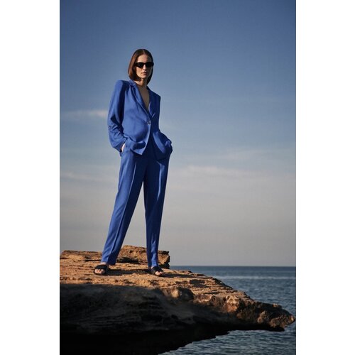 Marisse Women's Trousers L-Sp-4321 L.Navy Cijene
