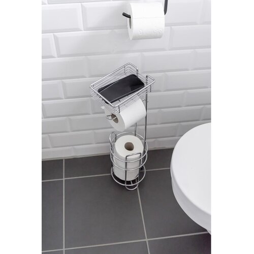 Wenko Stojalo za WC papir iz kromiranega jekla v srebrni barvi &amp;ndash; Slike