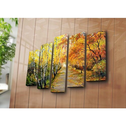 Wallity slika 5PATK-82, 70 x 105 cm, 5 delova Cene