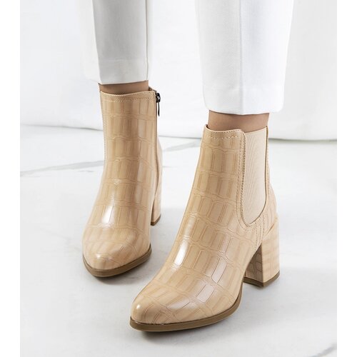 Gemre Beige ankle boots Easthaven Slike