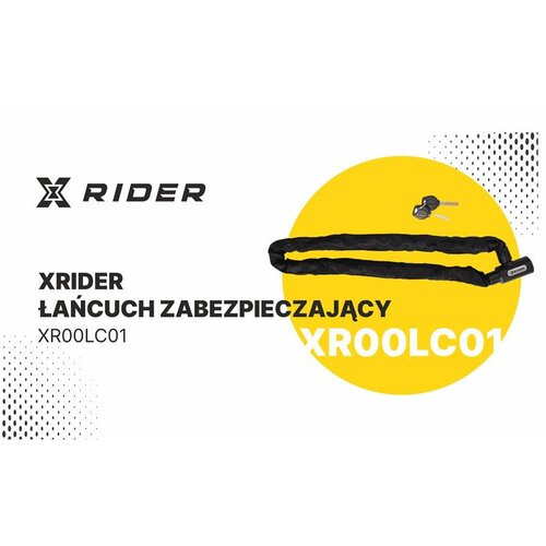 Manta lanac za zaključavanje bicikla 6x900mm XRIDER s ključem, za&scaron;titna tkanina, (5902510681999) Cijene