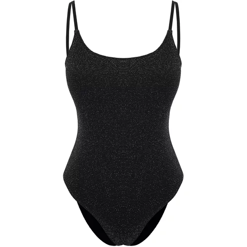 Trendyol Black Glitter Swimsuit