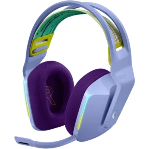Logitech Bežične slu&scaron;alice sa mikrofonom G733 Lightspeed Lilac Cene