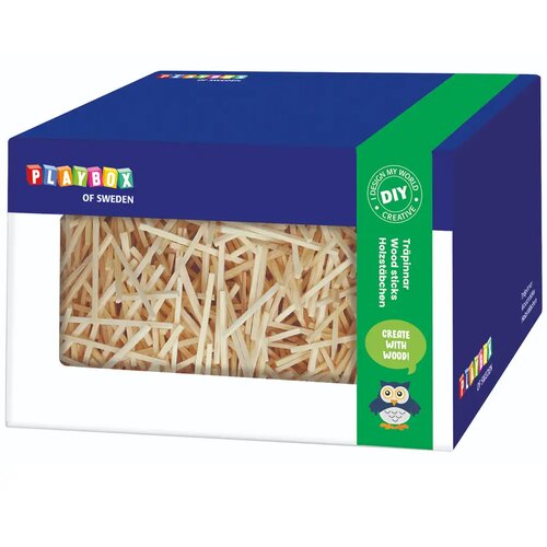Playbox Set drvenih štapića u kutiji 350 grama Cene