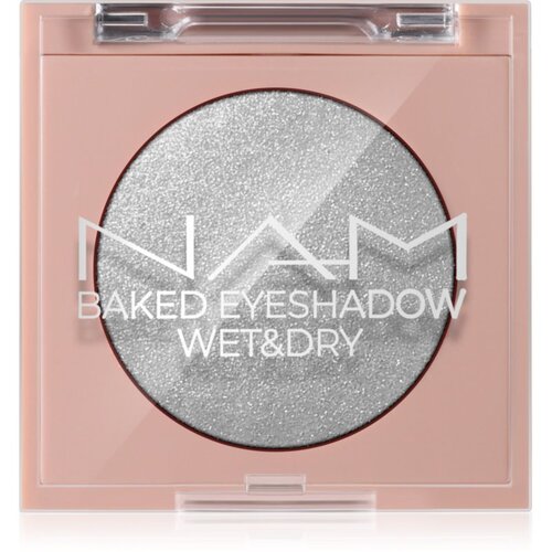 NAM Baked Eyeshadow sjenilo za oči sa &scaron;ljokicama 02 Silver Lining 4 g Cijene