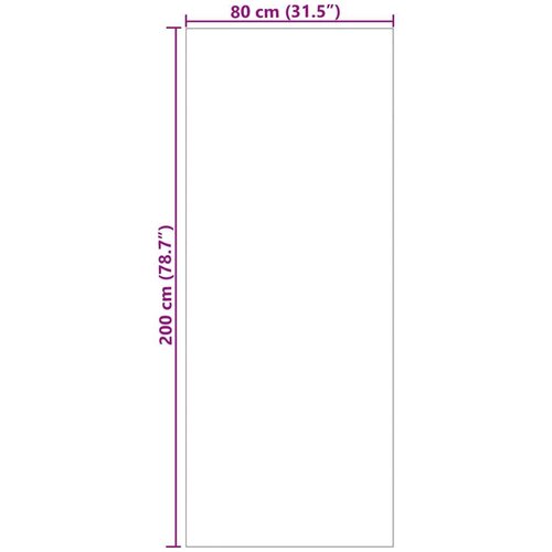  Tepisi za područja Pravokutni Antracit 200 x 80 cm Slike