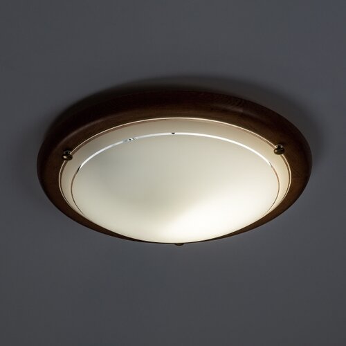 Brilagi stropna svetiljka orbis 1xE27/60W/230V, prečnik 30 cm, od borovine Slike