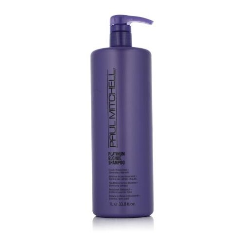 Paul Mitchell Blonde Platinum Shampoo 1000 ml &amp;scaron;ampon svetli lasje sivi lasje pobeljeni lasje unisex Slike