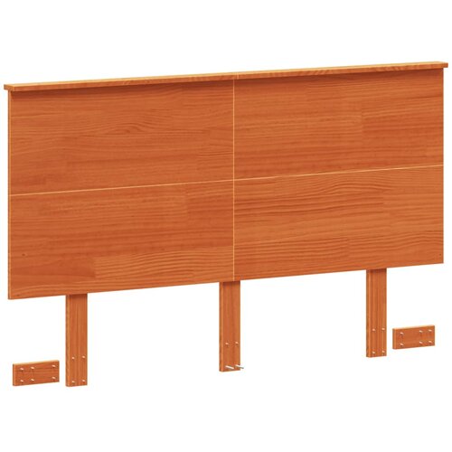 Maison Chic vzglavna omarica - nočna omarica - posteljna omarica vo&amp;scaron;čeno rjava 120 cm trdna borovina, (21711997) Slike