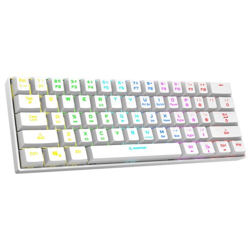 Rampage Tastatura gaming KB-RX63 B-ATOM White Bluetooth RGB Backlight RED SWITCH US Layout 63 Mini, 39912 Cijene