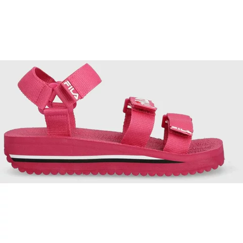 Fila Otroški sandali roza barva