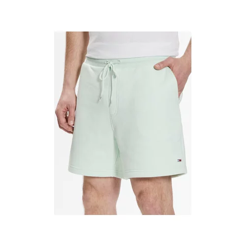 Tommy Jeans Športne kratke hlače DM0DM16333 Zelena Regular Fit