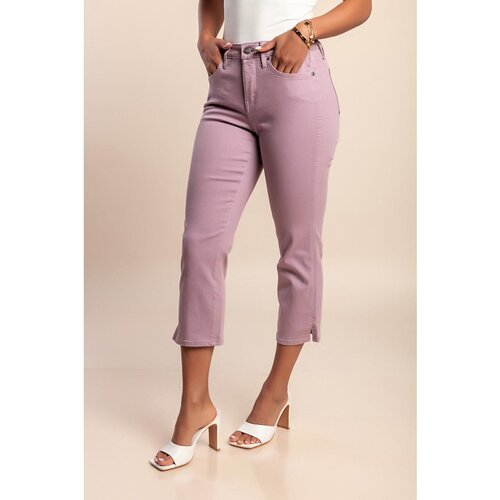 Fenzy Plus Size Kapri Kavbojke, Vijola Cene