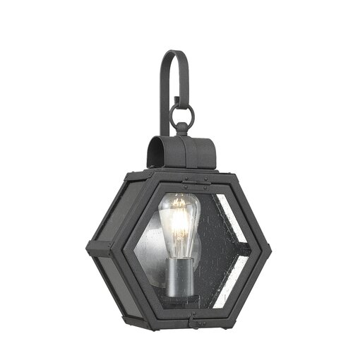 Quintiesse QN-HEATH-S-MB - Spoljna zidna svetiljka HEATH M 1xE27/60W/230V IP44 crna Cene