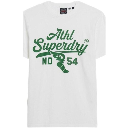 Superdry Majice s kratkimi rokavi - Bela Slike