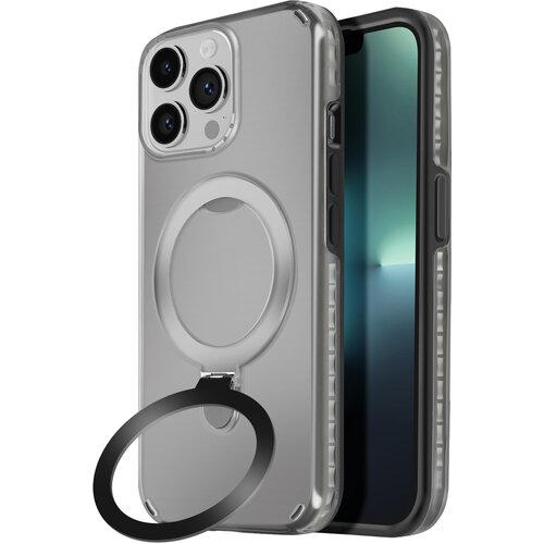 AVIZAR Trdo ohi&scaron;je MagSafe za iPhone 13 Pro Max z zložljivim stojalom, Črna, (5000016571) Cene