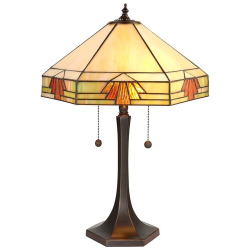  Endon 64286 - Stona lampa Tiffany NEVADA 2xE27/60W/230V, prečnik 40 cm Cene