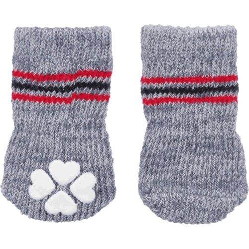 Trixie Čarape za pse Non Slip, sive - L–XL Slike