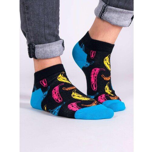 Yoclub Unisex's Ankle Funny Cotton Socks Patterns Colours SKS-0086U-A900 Slike