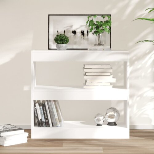 The Living Store Knjižna omara/pregrada bela 80x30x72 cm - Knjižna Omara, (21431681) Cene