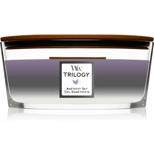 WoodWick Trilogy Amethyst Sky dišeča svečka 610 g unisex