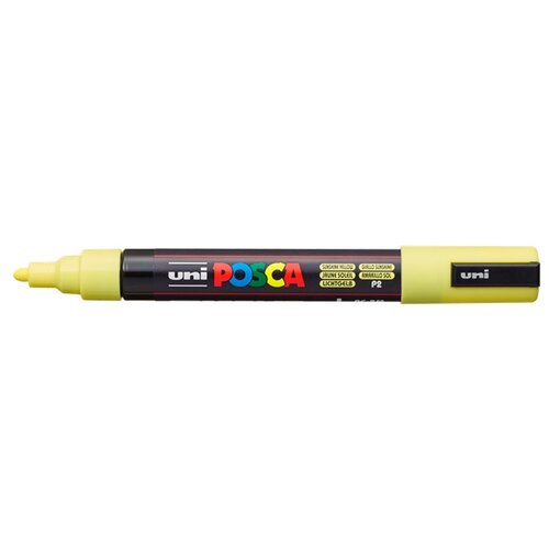  Marker UNI POSCA PC-5M 1.8 - 2.5 MM pastel yellow (P2) Cene