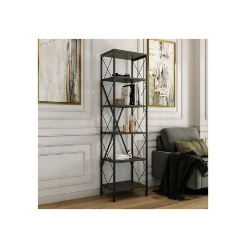 Hanah home Suadiye - Anthracite AnthraciteBlack Bookshelf Cene