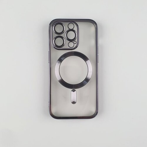  Silikonska futrola Magsafe Iphone 14 pro max black Slike