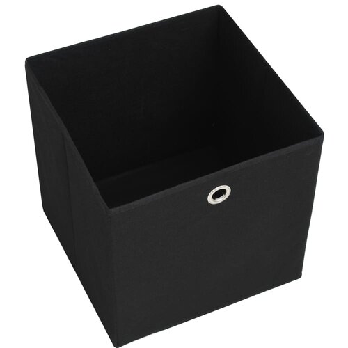  Kutije za pohranu od netkane tkanine 10 kom 32x32x32 cm crne Slike