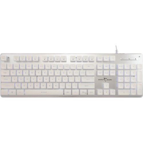 White Shark Gaming tastatura WS GK 003141, Tachi USB, Membranska, Bela Cene