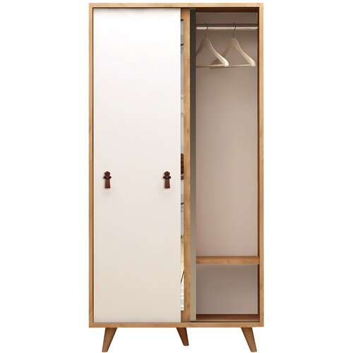 Hanah home Ormar Yahha 100x190x60cm Hrast-Bijela Cene