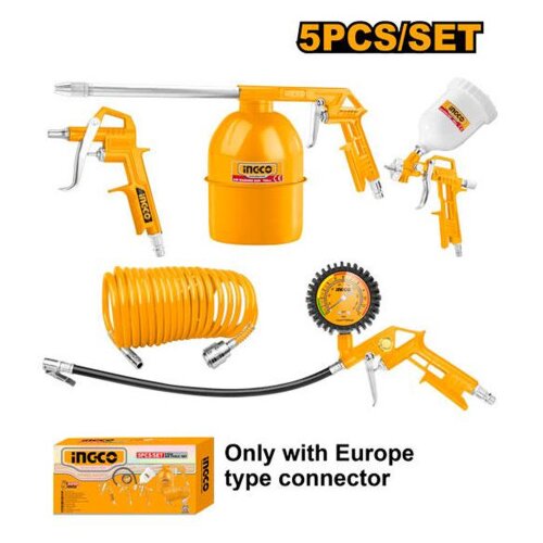 INGCO TOOLS Pi&amp;scaron;tolj za bojenje set 5/1 AKT0053 Slike