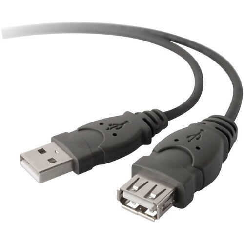 Belkin USB kabel USB 2.0 USB-A vtič\, USB-A vtičnica 1.80 m črna UL-certificirano F3U153BT1.8M, (20417028) Cene