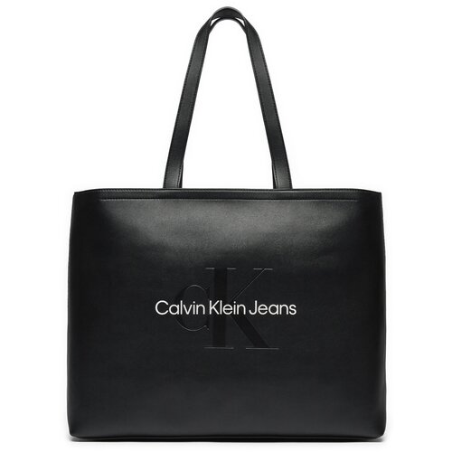 Calvin Klein SCULPTED SLIM TOTE34 MONO Crna Slike