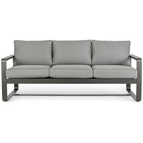 BIZZOTTO Siva vrtna sofa aluminijska Merrigan – Cijene
