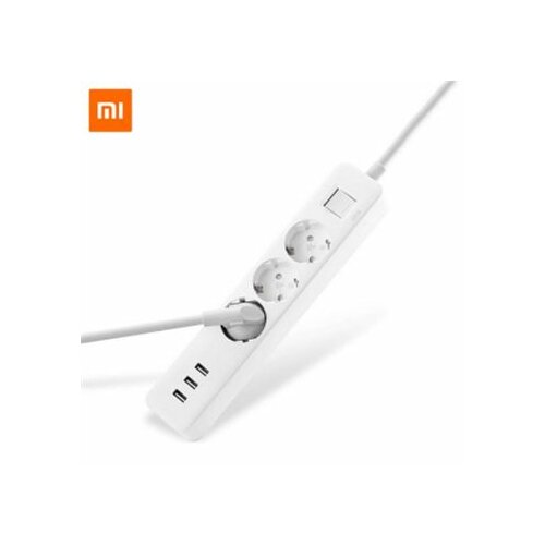 Xiaomi Mi Power Strip (3-Outlet, 3 USB) - White NRB4030GL strujna utičnica Slike