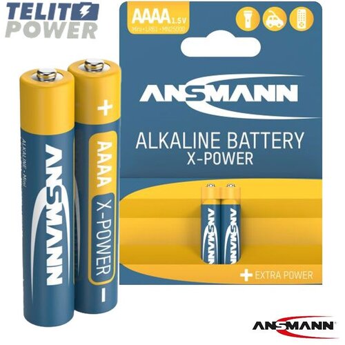 Ansmann X-Power Alkalna Baterija AAAA / LR8 &ndash; 1.5V/ Blister 2 kom Cene