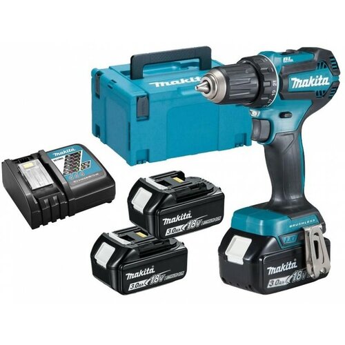 Makita IZVIJAČ 18V ​​DDF485RF3J 50Nm 3x3.0Ah BLDC MAKPAC, (21386764) Cene