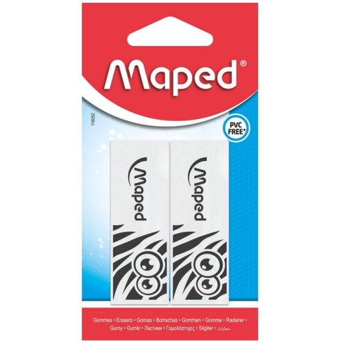 Maped gumica zebra blister 2kom Slike