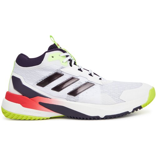 Adidas Čevlji za športe v zaprtih prostorih Crazyflight 6 Mid HP7037 Bela Cene